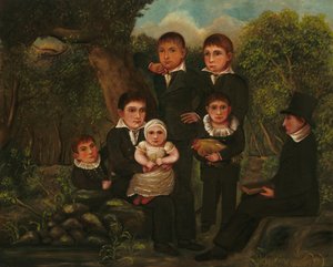 Abraham Clark und seine Kinder