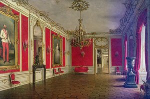 Der Empfangsraum des Hofburg-Palastes, Wien von J. Jaunbersin