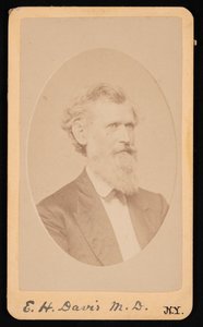 Porträt von Edwin Hamilton Davis 1811-1888, vor 1888 von J Kraft