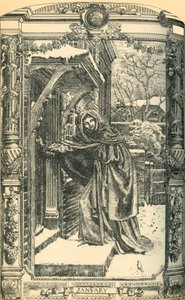 Januar, dekorative Wandfliesen, um 1860er Jahre, 1881