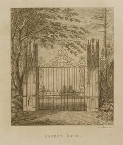 Gartentor in Strawberry Hill von J. Morris