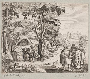 Illustration zu Adam Olearius, „Persianischer Rosenthal von einem Sinnreichen Poeten Schich Saadi […]“, Schleswig 1660 von J. Muller