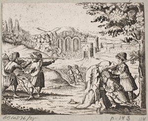 Illustration zu Adam Olearius, „Persianischer Rosenthal von einem sinnreichen Poeten Schich Saadi […]“, Schleswig 1660