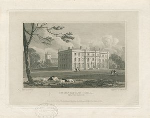 Swynnerton Hall: Gravur, um 1821