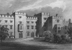 Das Haus des Sprechers, Westminster, Flussfront von John Preston Neale