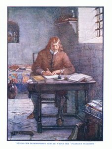 Während seiner Gefangenschaft schrieb Bunyan Die Pilgerreise, aus der englischen Literatur, veröffentlicht von T C & EC Jack, ca. 1920