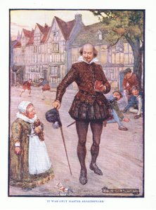 Es war nur Meister Shakespeare, aus Englische Literatur, veröffentlicht von T C & EC Jack, ca. 1920