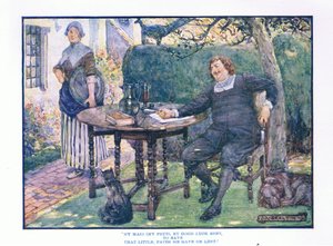 Mein Dienstmädchen (Meine Prue), durch Glück gesandt, aus Englische Literatur, veröffentlicht von T C & EC Jack, ca. 1920