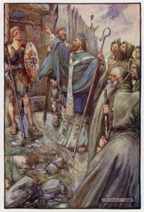 St. Columba machte das Zeichen des Kreuzes, und die großen Tore öffneten sich weit von J. R. Skelton