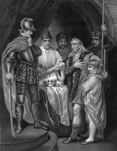 Balliol übergibt seine Krone an Edward I. von England