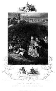 Königin Henrietta, 1609-1669, geschützt von einem Ufer vor den Parlamentariern von J. Rogers