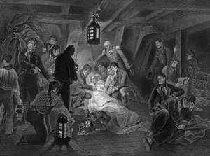 Der Tod von Admiral Lord Nelson, 1805