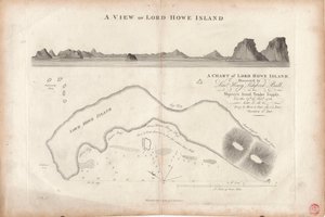 Eine Karte von Lord Howe Island