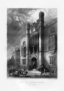 City of London School, London, 19. Jahrhundert