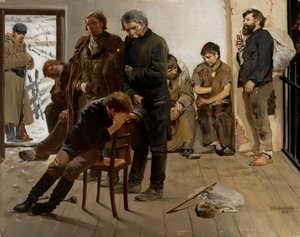 Auf dem Transport (Häftlinge) von Jacek Malczewski