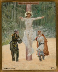 Versöhnung (Symbolische Szene aus dem Aufstand von 1863) von Jacek Malczewski