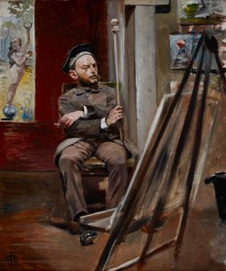 Porträt von Stanisław Tondos, ca. 1902 von Jacek Malczewski