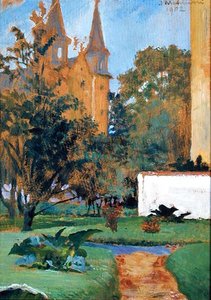 Der Garten der Karmeliterkirche, Krakau