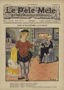 Avant le bal costume. Illustration für Le Pele-Mele, 1901