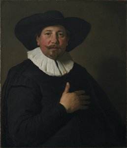 Porträt eines Mannes, ca. 1638 von Jacob Adriensz Backer