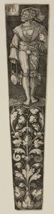 Dolchsheide mit einem Landsknecht von Jacob Binck