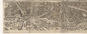 Stadtplan von Rom zur Zeit des Kaisers Augustus von Jacob Bos