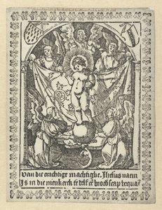 Gebetsbild für die Bruderschaft Jesu von Jacob Cornelisz van Oostsanen (school of)
