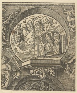 Die katholische Kirche und die Gemeinschaft der Heiligen von Jacob Cornelisz van Oostsanen