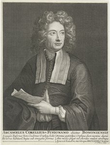 Porträt des Komponisten und Violinisten Arcangelo Corelli von Jacob Folkema