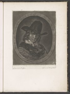 Portret van Adriaen van Ostade von Jacob Gole