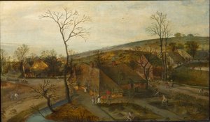 Die vier Jahreszeiten: Frühling, 1577 von Jacob Grimmer