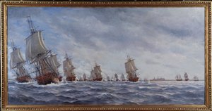 Die Seeschlacht von Reval am 13. Mai 1790