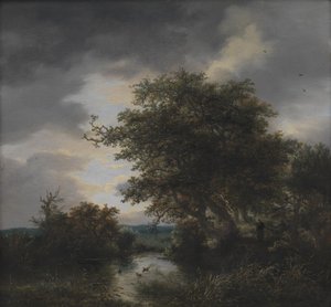 Eichen am Teich von Jacob van Ruisdael