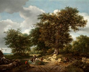 Die große Eiche, 1652 von Jacob van Ruisdael