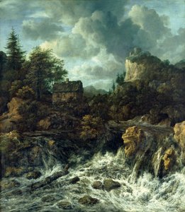 Der Wasserfall, 1665-70 von Jacob van Ruisdael