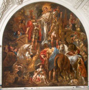 Frieden zwischen den Römern und den Batavern von Jacob Jordaens the elder