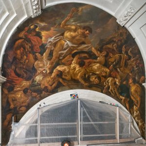 Samson besiegt die Philister von Jacob Jordaens the elder