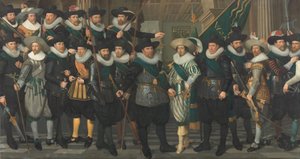 Bürgerwehrmänner der Kompanie von Hauptmann Jacob Pieterszn Hooghkamer und Leutnant Pieter Jacobszn van Rijn