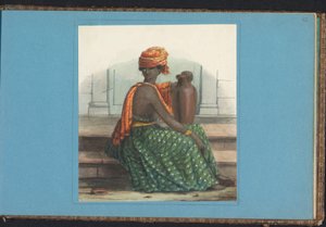 Frau in Koto Misi (Album mit Zeichnungen von Suriname, p.42(r) (50))