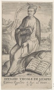 Porträt von Thomas à Kempis von Jacob Matham (attributed to)