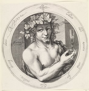 Bacchus mit Glas