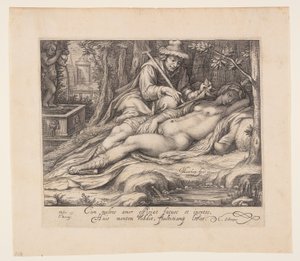 Cimon und Iphigenia von Jacob Matham