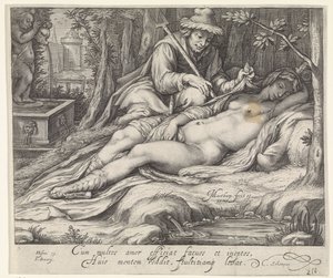 Cimone und Ifigenia von Jacob Matham