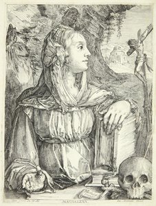 Die reuige Maria Magdalena von Jacob Matham