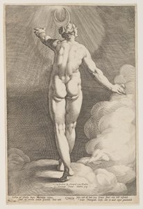 Diana in den Wolken von Jacob Matham