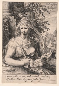 Glaube, aus Die sieben Tugenden von Jacob Matham