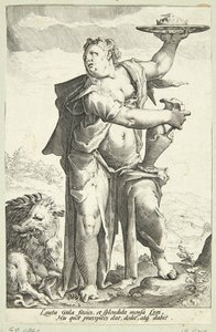 Völlerei von Jacob Matham