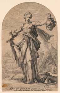 Judith, aus der Serie "Helden des Alten Testaments" von Jacob Matham