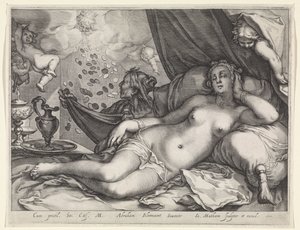 Jupiter und Danaë von Jacob Matham