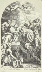 Die Anbetung der Könige von Jacob Matham